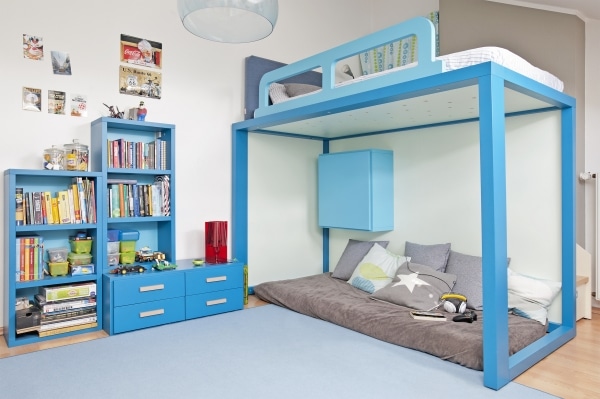 Design Kindermöbel Hochbett für Jungen