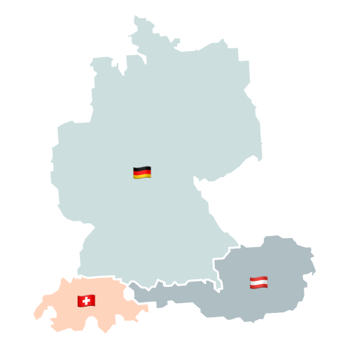 Deutschland, Schweiz, Österreich Liefergebiet Mobimio